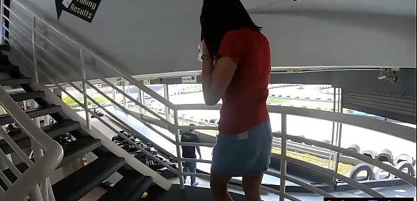  Sex with big tits amateur Asian teen after go karting